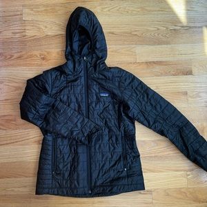 Patagonia Black Women's Nano Puff® Hoody sz Large